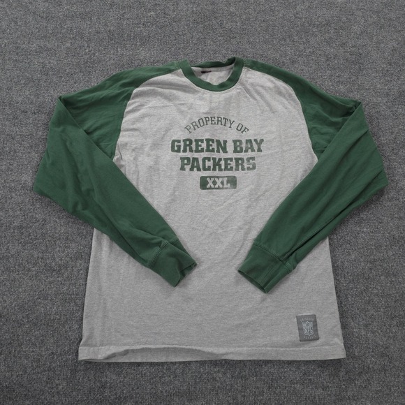 Nfl Apparel Other - Green Bay Packers Shirt Mens Large Grey Spellout Graphic Football NFL Gridiron‎